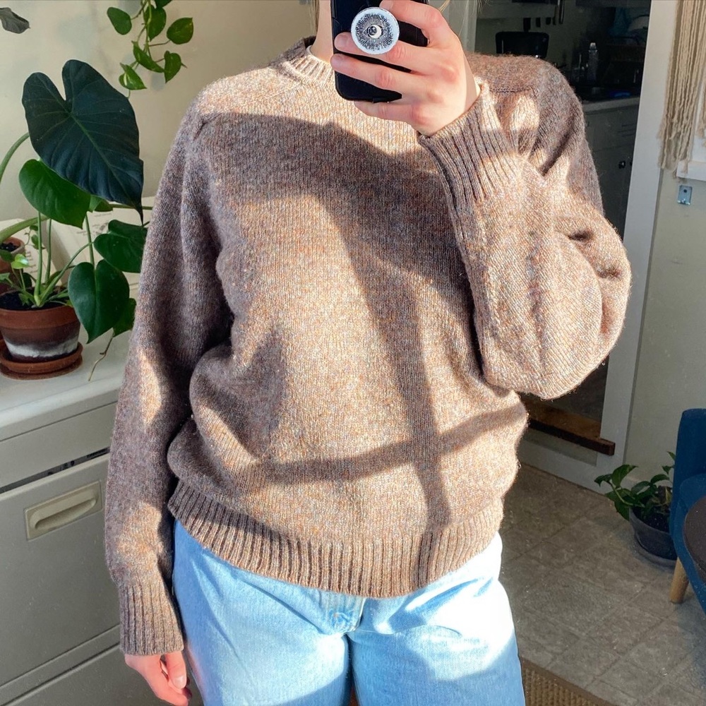 Retro Land’s End Sweater 100% Shetland wool